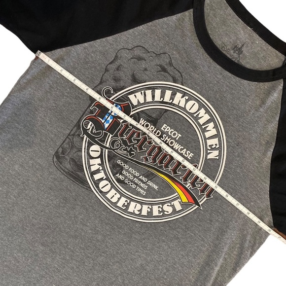 Disney Parks Oktoberfest Shirt Unisex Large EPCOT Germany Biergarten 3/4 Sleeve - Picture 8 of 9